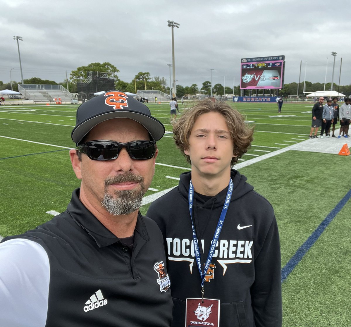 MasonTurpen15's tweet photo. My family and I had a great time @STU_Football today! Thank you @CoachDrewDavis @CoachAllshouse for the invite! Congrats on the win! @coachturpen https://t.co/ussmkbWJFT