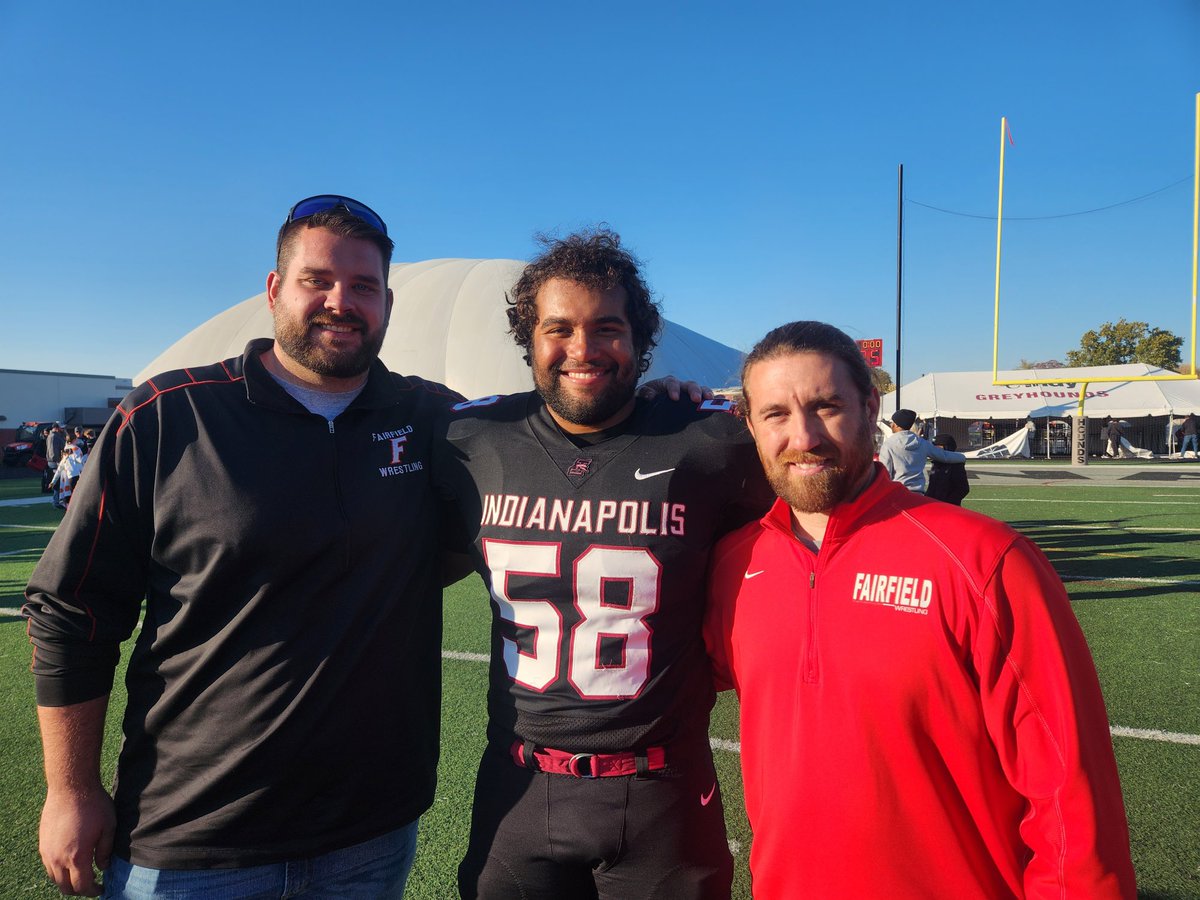 Got the chance to go watch this dude play football at UIndy today, always good to see former athletes succeeding!