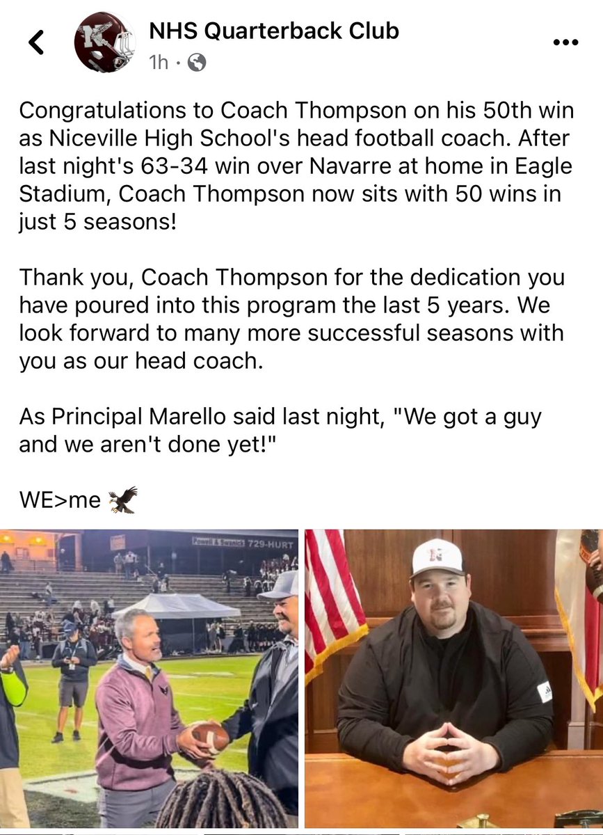 Niceville_FB's tweet photo. https://t.co/xlEDaGI1Cc