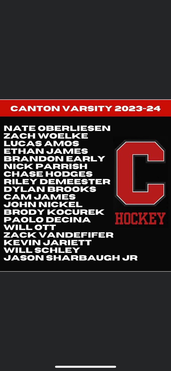 Canton Hockey (@cantonhockey) on Twitter photo 