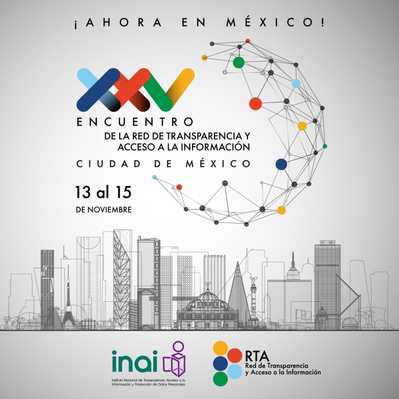 INAI (@inaimexico) on Twitter photo 🌎En el INAI recibimos con los brazos abiertos a las autoridades que integran la <a href="/RedIntercambio/">Red de Transparencia y Acceso a la Información</a> para promover acuerdos y el intercambio de experiencias, que permitan fortalecer la transparencia y el derecho a saber en Iberoamérica.
📆Del 13 al 15 de noviembre
#XXVEncuentroRTA 🌎En el INAI recibimos con los brazos abiertos a las autoridades que integran la <a href="/RedIntercambio/">Red de Transparencia y Acceso a la Información</a> para promover acuerdos y el intercambio de experiencias, que permitan fortalecer la transparencia y el derecho a saber en Iberoamérica.
📆Del 13 al 15 de noviembre
#XXVEncuentroRTA