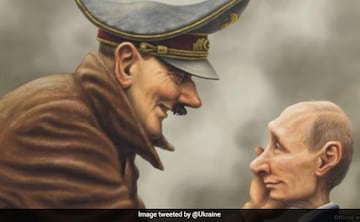 ATACMS4Ukraine's tweet photo. We all know who the real Naxi' are #Putlier & his #Orcs #SendAllOrcsToHell #SlavaUkraine #NAFO #NAFOExpansionIsNonNegotiable https://t.co/xmaB92E2k9