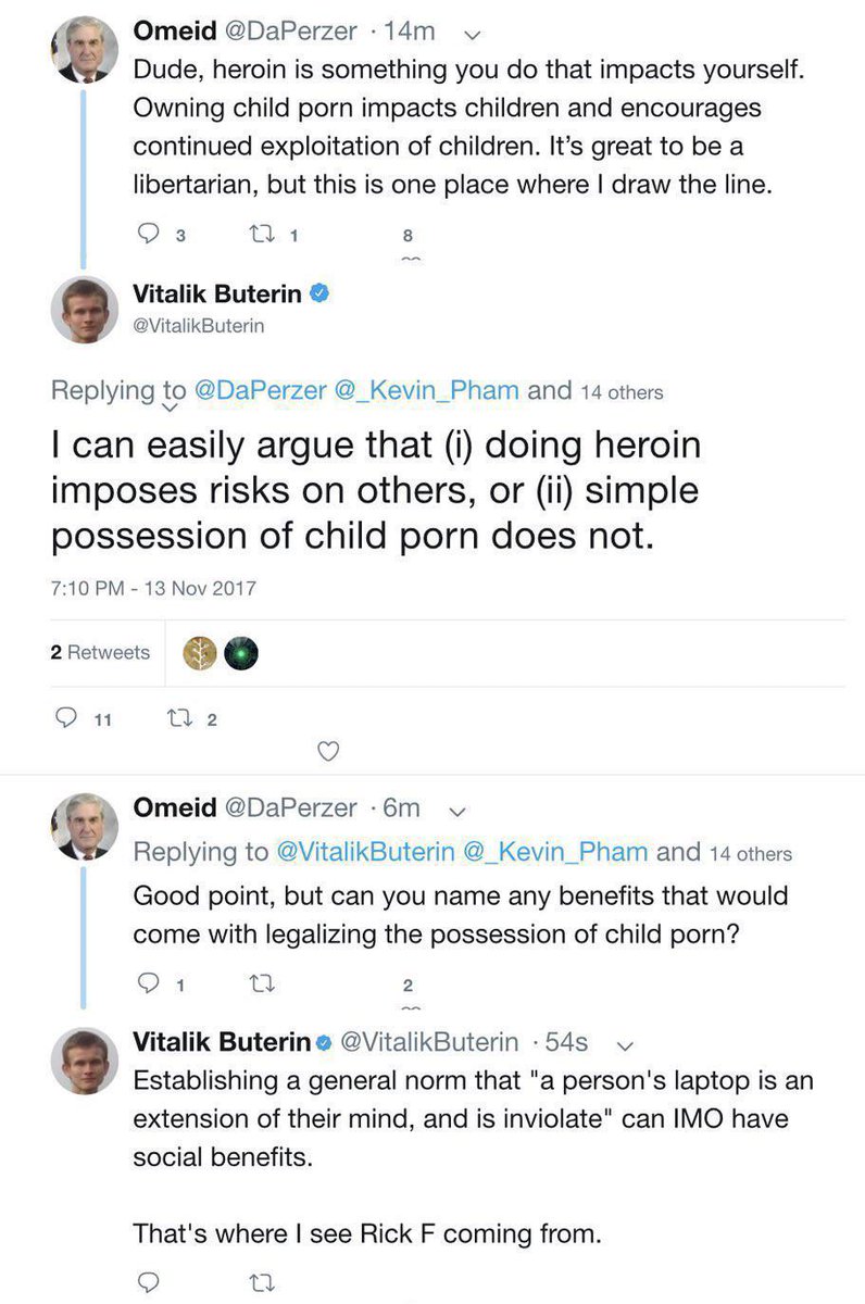 NerdNationUnbox's tweet photo. Vitalik and several other founders of #Ethereum were board members of the #LifeboatFoundation, so was Epstein...
Remember when #Vitalik defended pedophilia in the now deleted tweets?
🖕🖕🖕 https://t.co/r9yvqVspvt