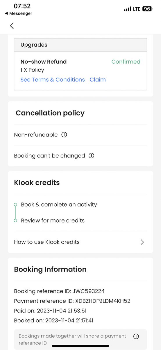 demicua's tweet photo. @KlookTravel claims to be of #GOODWILL. But they neglect to properly inform their customers and customer service agents about the changes and upgrades made in their purchased vouchers. 

This resulted in #misleading me to make a second #worthless purchase using #KlookCredits https://t.co/lQfZEQjNKy