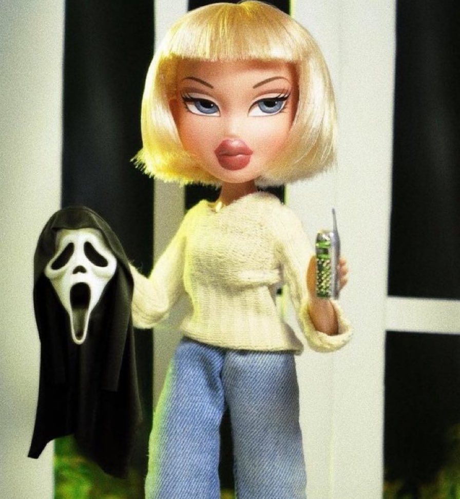horrorsthetics's tweet photo. scream x bratz https://t.co/2TQjgtq6wB