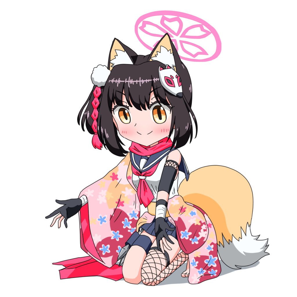 イズナ(ブルアカ) 「イズナちゃんrkgk。サークルスペースで使う用に描いた! 」|かが@京都ブルマ6 D-37のイラスト