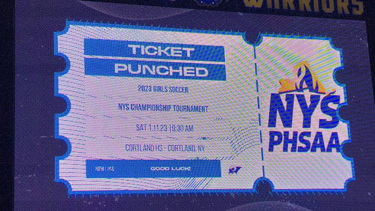 Havering Rams have punched their ticket to Cortland.  Good luck!!!