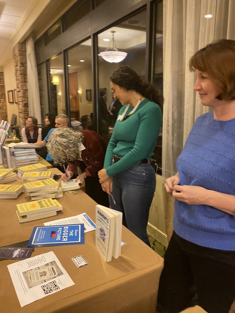 Signing books at #GenspectDenver. Celebrating the launch of the new #GenspectGenderFramework. In the company of some amazing people at #GenspectBiggerPicture #TimesUpWPATH