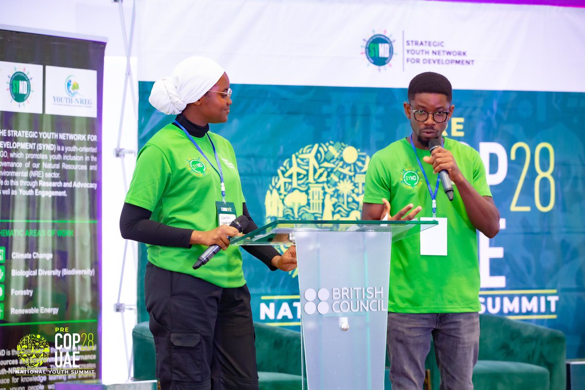 __marie_am's tweet photo. I am glad to co-moderate @sarfohdanquah1 on the third edition of the “Pre COP28 National Youth Summit” in Ghana. Discussions highlighted the importance of youth voices because they are crucial to drive any change. 

#UniteActDeliver 
#COP4All 
#SYNDROADTOCOP 
#COP28
#COP28UAE https://t.co/66B2SZUv8n