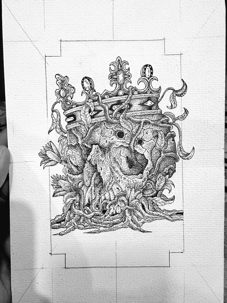 viaputr's tweet photo. I'm Dizzy from Indonesia, this is my dark art in Pen&amp;Ink https://t.co/DNEyDm9lGo