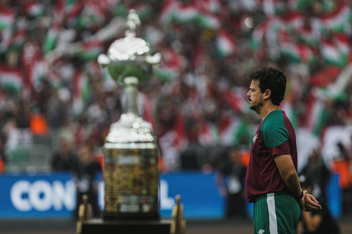 FluminenseFC's tweet photo. E quando menos esperar, CLAREOU. 

A América é sua, Fernando Diniz!

📸 Lucas Merçon/FFC https://t.co/dBadfDp9TH