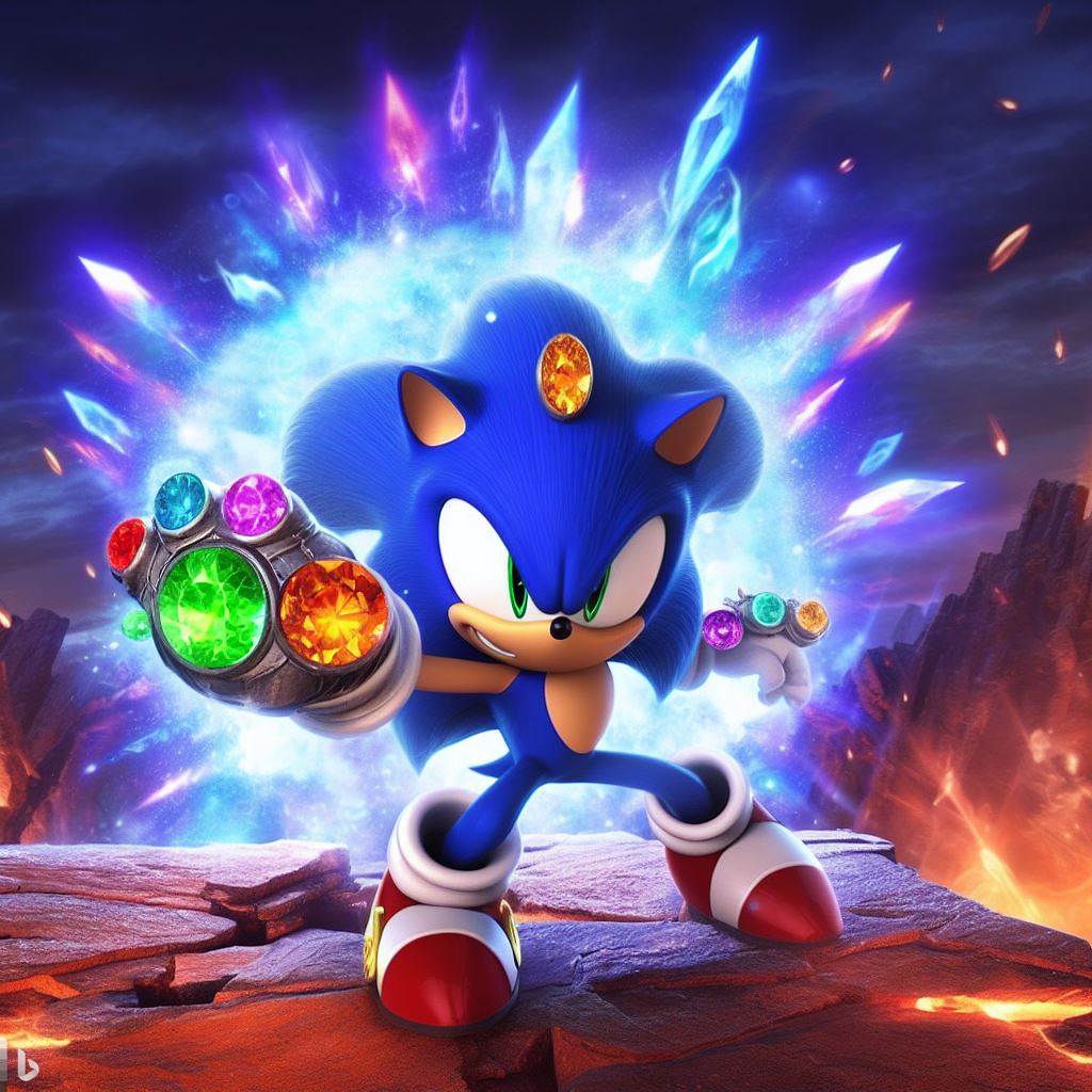 When le dices a la ia que haga un sonic tipo thanos