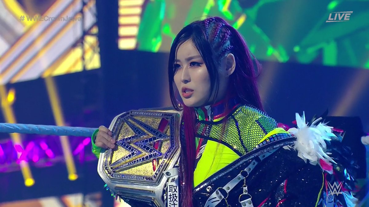 IyoSkySourceCOM's tweet photo. HQ #WWECrownJewel Screencaptures: https://t.co/21GGx0aKgH
#IyoSky #GeniusOfTheSky #WWE #DamageCTRL

(@Iyo_SkyWWE) https://t.co/f7CCSZcSNH