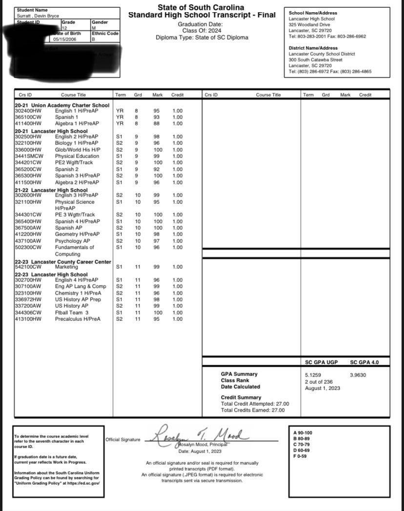Regular Season Highlights and Transcript
hudl.com/v/2MRk1x