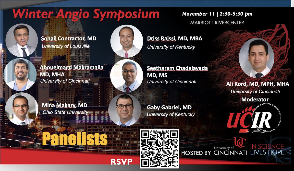 Ali Kord, MD, MPH, MHA (@kordamd) on Twitter photo Only 1 week to #WAS2023!
Meet our esteemed #IRAD panelists!
Guest speakers, case presentation by trainees and #privatepractice & #industrial exhibition! #WinterIsComing š <a href="/JVIRmedia/">JVIR</a> <a href="/MinaMakaryMD/">Mina S. Makary, MD</a> <a href="/AMakramalla/">Abouelmagd Makramalla</a> <a href="/SohailCmd/">Sohail Contractor</a> <a href="/GabGabrielMD/">Gaby E. Gabriel, MD, FSIR</a> @ozenmerveMD <a href="/NimaKokabiMD/">Nima Kokabi MD</a> <a href="/RamChadalavada/">Ram Chadalavada, MD, MS, CIIP, FSIR</a> Only 1 week to #WAS2023!
Meet our esteemed #IRAD panelists!
Guest speakers, case presentation by trainees and #privatepractice & #industrial exhibition! #WinterIsComing š <a href="/JVIRmedia/">JVIR</a> <a href="/MinaMakaryMD/">Mina S. Makary, MD</a> <a href="/AMakramalla/">Abouelmagd Makramalla</a> <a href="/SohailCmd/">Sohail Contractor</a> <a href="/GabGabrielMD/">Gaby E. Gabriel, MD, FSIR</a> @ozenmerveMD <a href="/NimaKokabiMD/">Nima Kokabi MD</a> <a href="/RamChadalavada/">Ram Chadalavada, MD, MS, CIIP, FSIR</a>