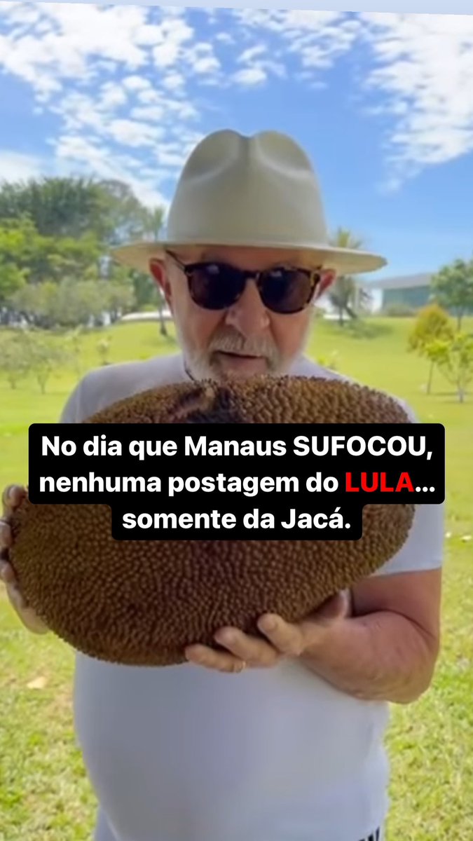 Cade as postagens sobre a revolta? Cadê as postagens sobre a solução?? Cadê as postagens das ONGs? Cadê os artistas?

Mas jaca tem, certo <a href="/lulaoficial/">Lula</a>??