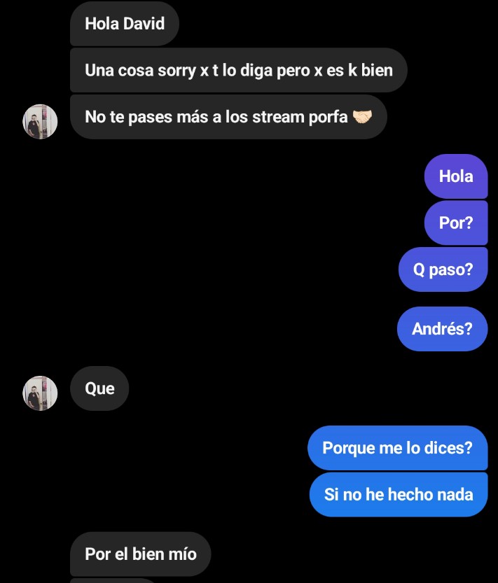 <a href="/ilyalexss/">Ale</a> <a href="/StarlitMC/">Starlit Network</a> Bueno el caso también respecto al hilo de <a href="/ilyalexss/">Ale</a> este personaje me pidió 2 subs para que me desbaneara y para poder jugar el evento en el que se hosteo con el host de <a href="/StarlitMC/">Starlit Network</a> , bueno yo le done las subs para estar de buena con el y que todo quedará atrás pero me llegó esto