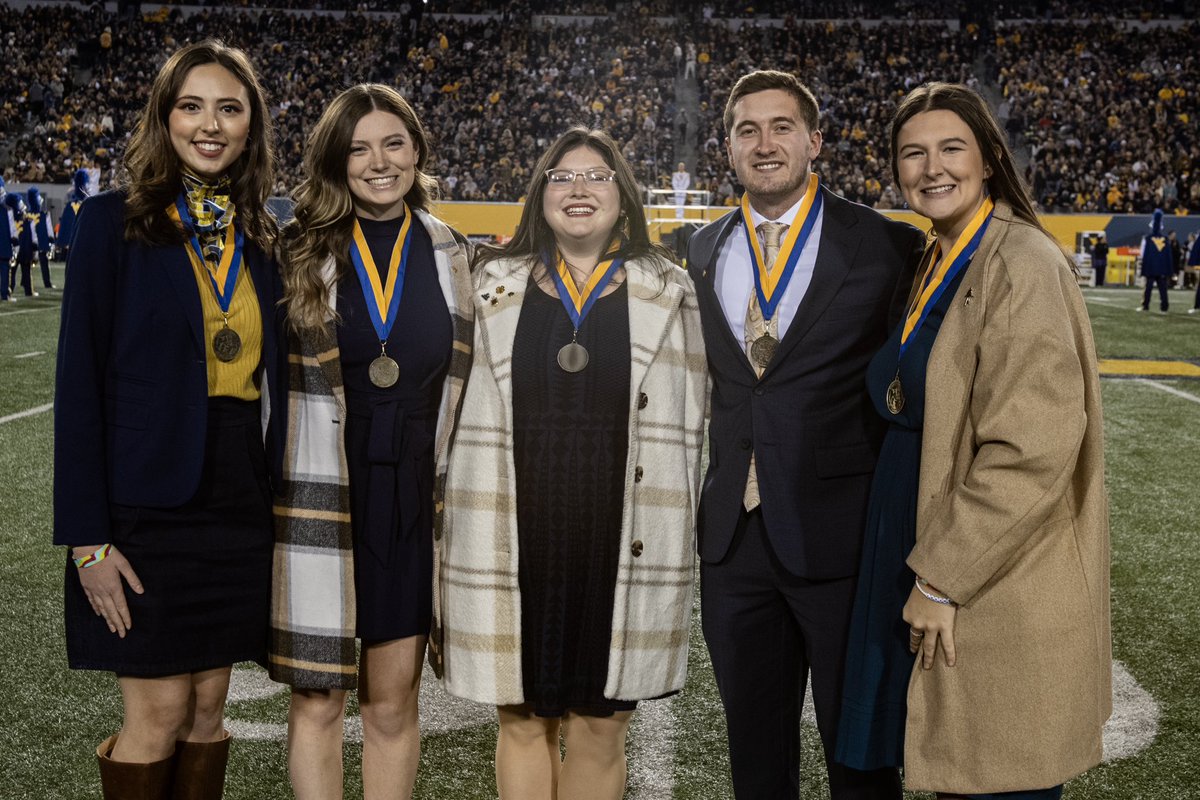 Congratulations to our Mountaineers of Distinction winners! From left: Natalie Wonsettler, Sophia Flower, Rachel Johnson, Thomas Williams and Olivia Dowler.

Read more: wvutoday.wvu.edu/stories/2023/1…
