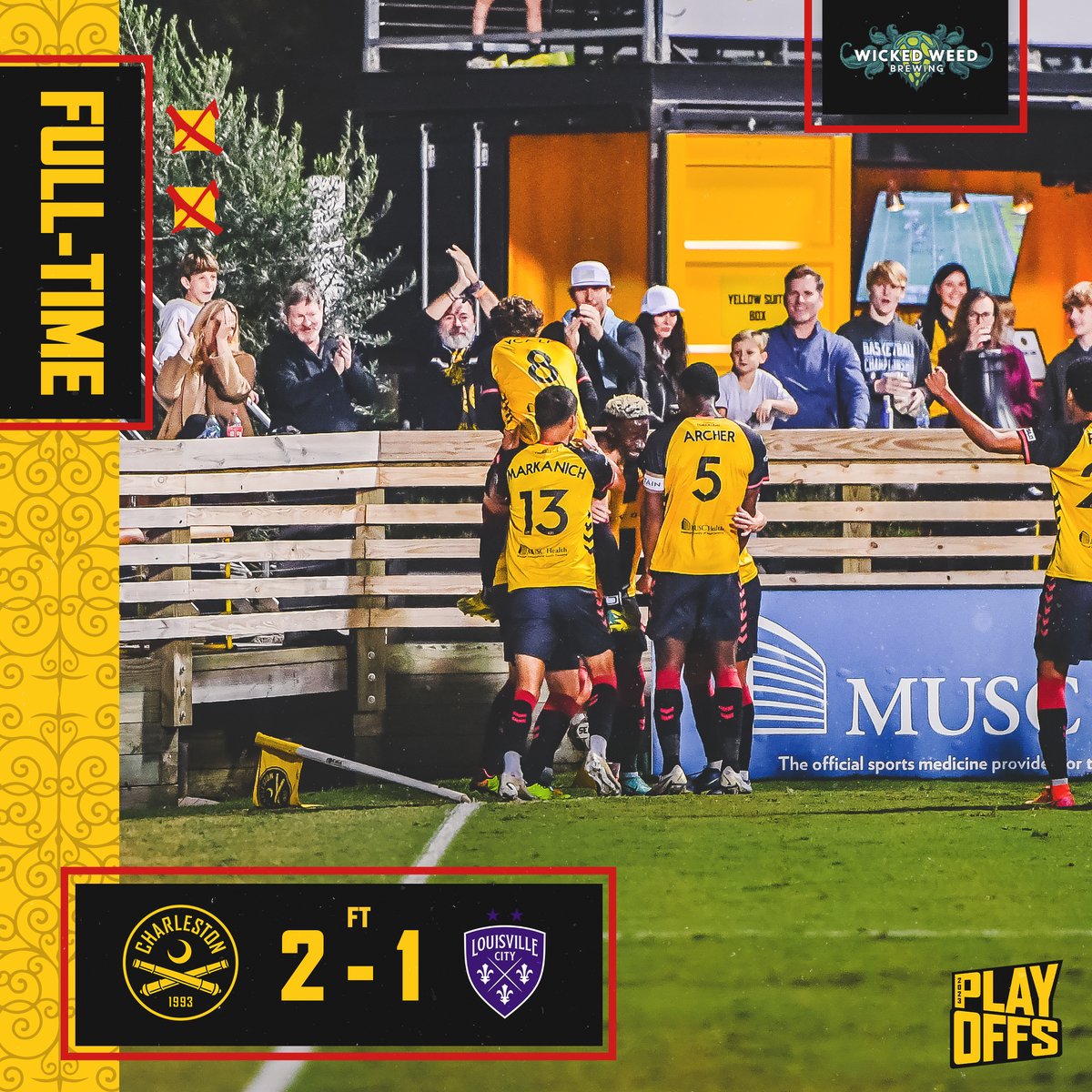 FT ⏱️ | BATTERY WIN! BATTERY WIN!

WE'RE GOING TO THE @USLCHAMPIONSHIP FINAL!!

#USLPlayoffs | #CB93 #YourTownYourClub