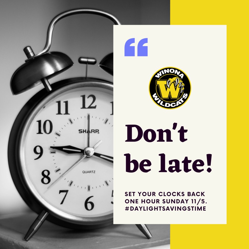 Don't be late! Clocks officially fall back at 2 a.m. Sunday, Nov. 5, 2023.