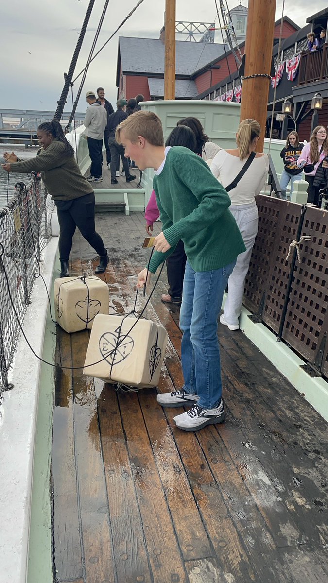 It’s our last night in Boston for the <a href="/nhsjc/">JEA/NSPA NHSJC</a>! After spending the day in sessions, we headed out to the harbor to throw some tea in there just as the revolutionists did. 

<a href="/OlatheWestOwls/">Olathe West High</a> <a href="/OWNovacekOWLS/">Jay Novacek</a>