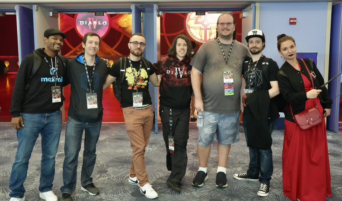 Thank you everyone for an amazing #BlizzCon2023!

The <a href="/maxrollgg/">maxroll</a> crew!

<a href="/DiEoxidE_/">DiEoxidE</a> <a href="/wudijo/">wudijo</a> @Macrobioboi <a href="/echohack/">David Echo</a> @Dredscythe <a href="/rhykker/">Rhykker</a> @AnnacakeL
