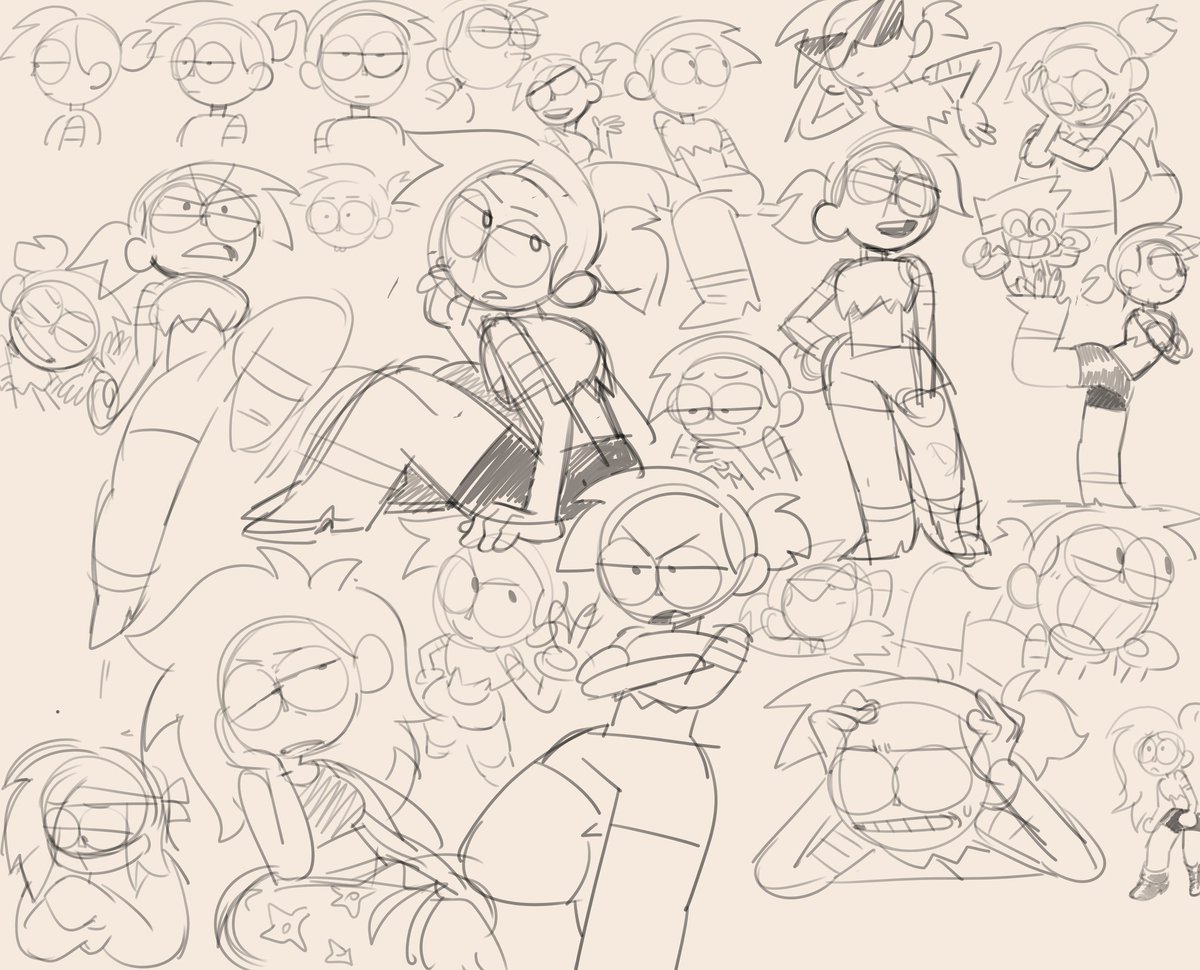 Here's some enid sketches before I go to sleep #okkoletsbeheroes