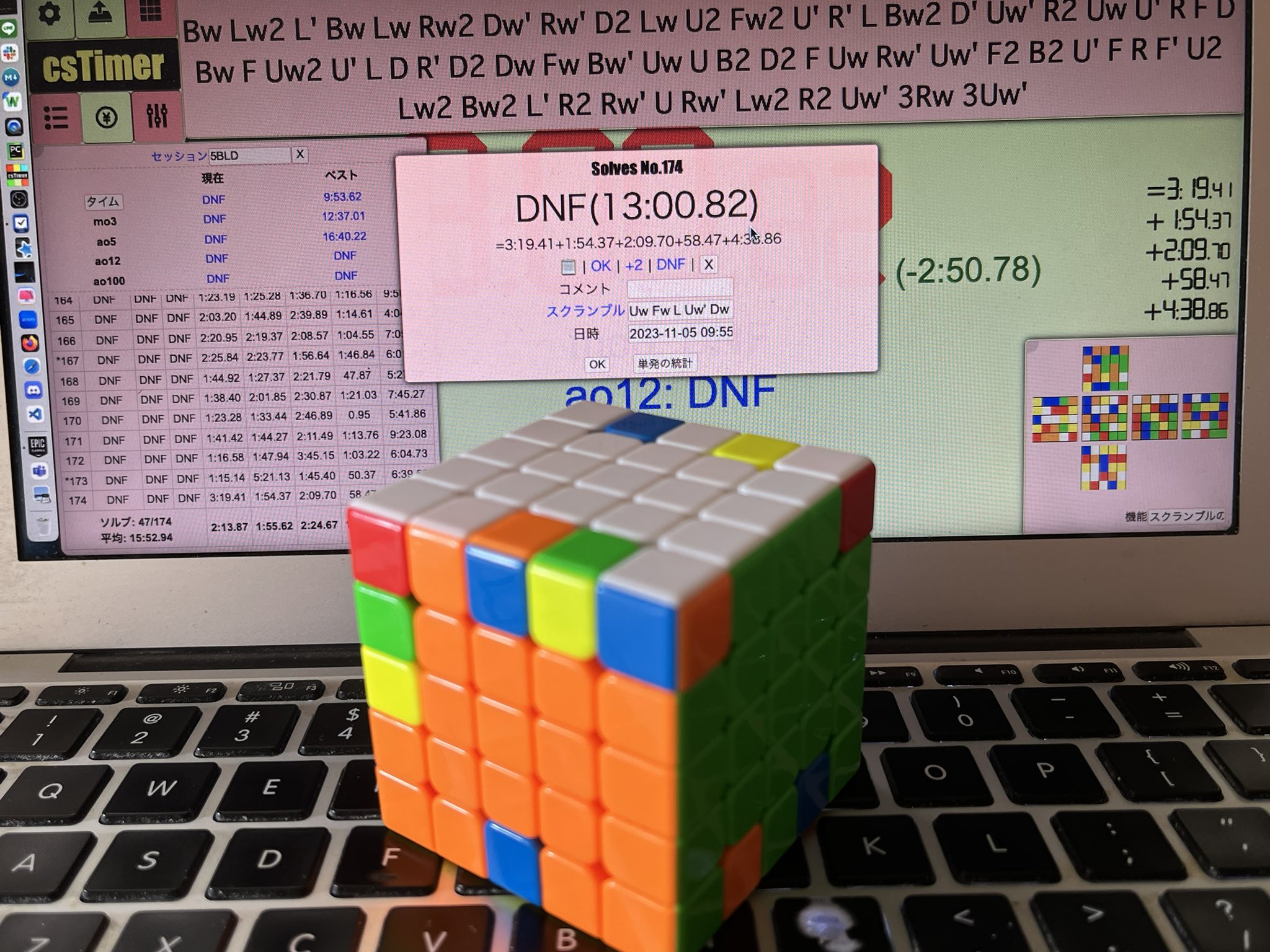 2 or DNF? : cubing