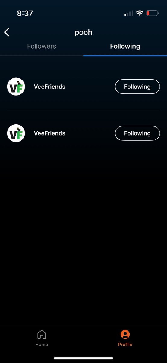 Junearoww's tweet photo. @garyvee @veefriends Following (twice?) ! https://t.co/XR7EQTzS0l