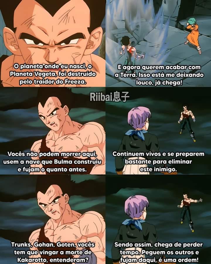 Dunkel🌶️ on X: Eu n sei se o Kami Sama postou de meme mas não  ironicamente esse momento do Vegeta é MUITO BOM, mostra bem como o Vegeta  evoluiu após do fim