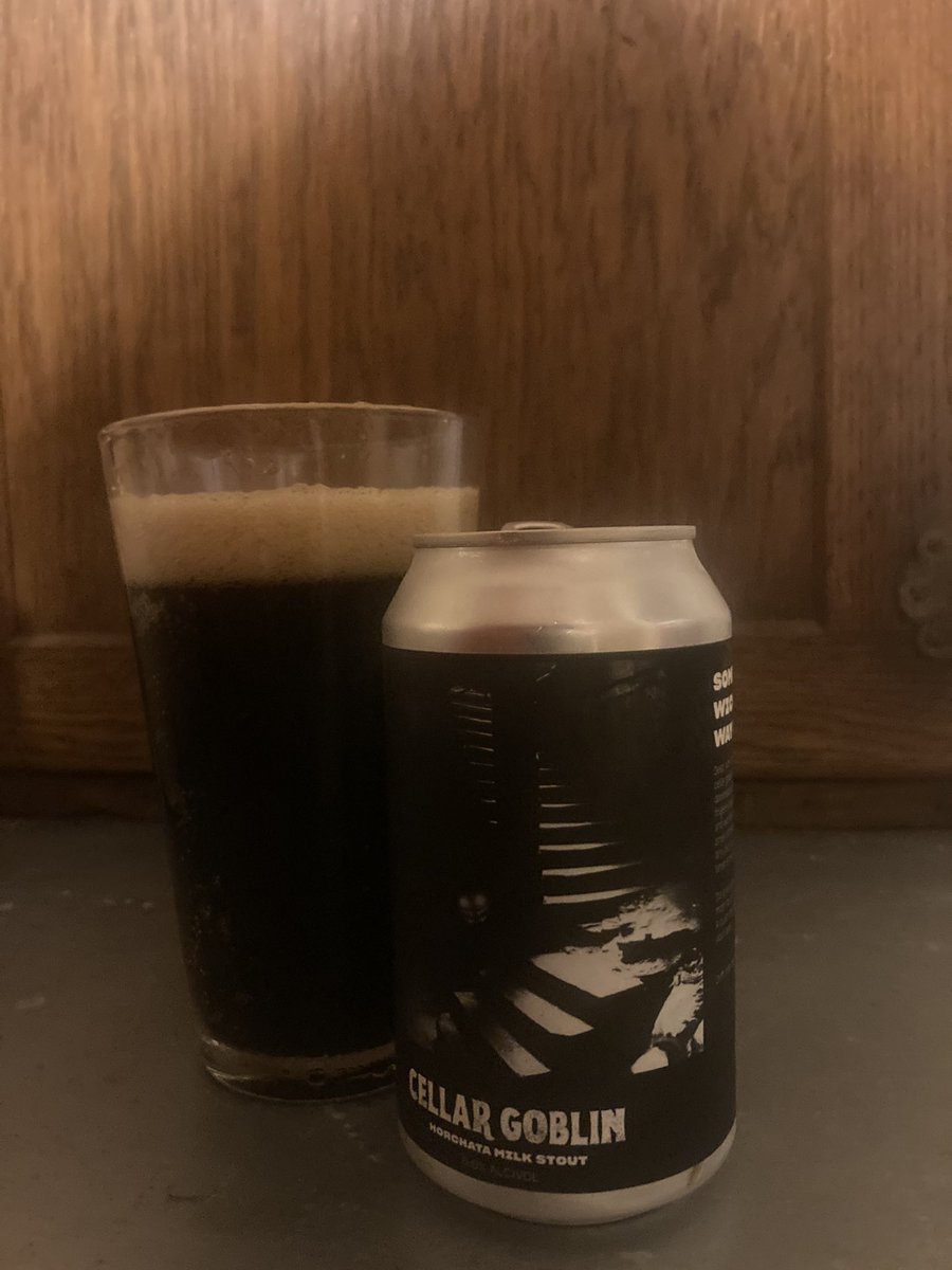 John Herold (@john_herold8) on Twitter photo From <a href="/AnthemBrewing/">Anthem Brewing</a>, an in state brewery, Cellar Goblin Horchata. A milk stout with cinnamon, chocolate and a 6% ABV. #Stouturday From <a href="/AnthemBrewing/">Anthem Brewing</a>, an in state brewery, Cellar Goblin Horchata. A milk stout with cinnamon, chocolate and a 6% ABV. #Stouturday
