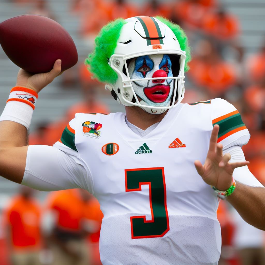 jamrock1986's tweet photo. Clown Van Dyke … #Canes #Hurricanes #Gocanes https://t.co/sJiM7ayAgf