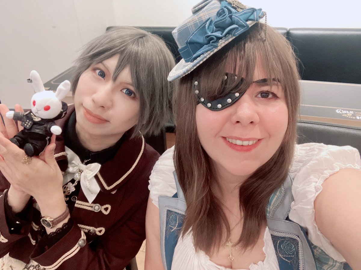 aka_su9's tweet photo. 久しぶりに黒執事コラボカフェに行きました〜🐰✨
美味しいご飯で遊ぶのは最高です!
みんなにありがとう〜(≧∀≦)
@yamihoshi123
#黒執事 #コラボカフェ #コスプレ #池袋 #アニメ #Kuroshitsuji #CollaboCafe #Ikebukuro #Tokyo #Anime #Manga #Ciel #Sebastien #Cosplay https://t.co/4eHti76xgq