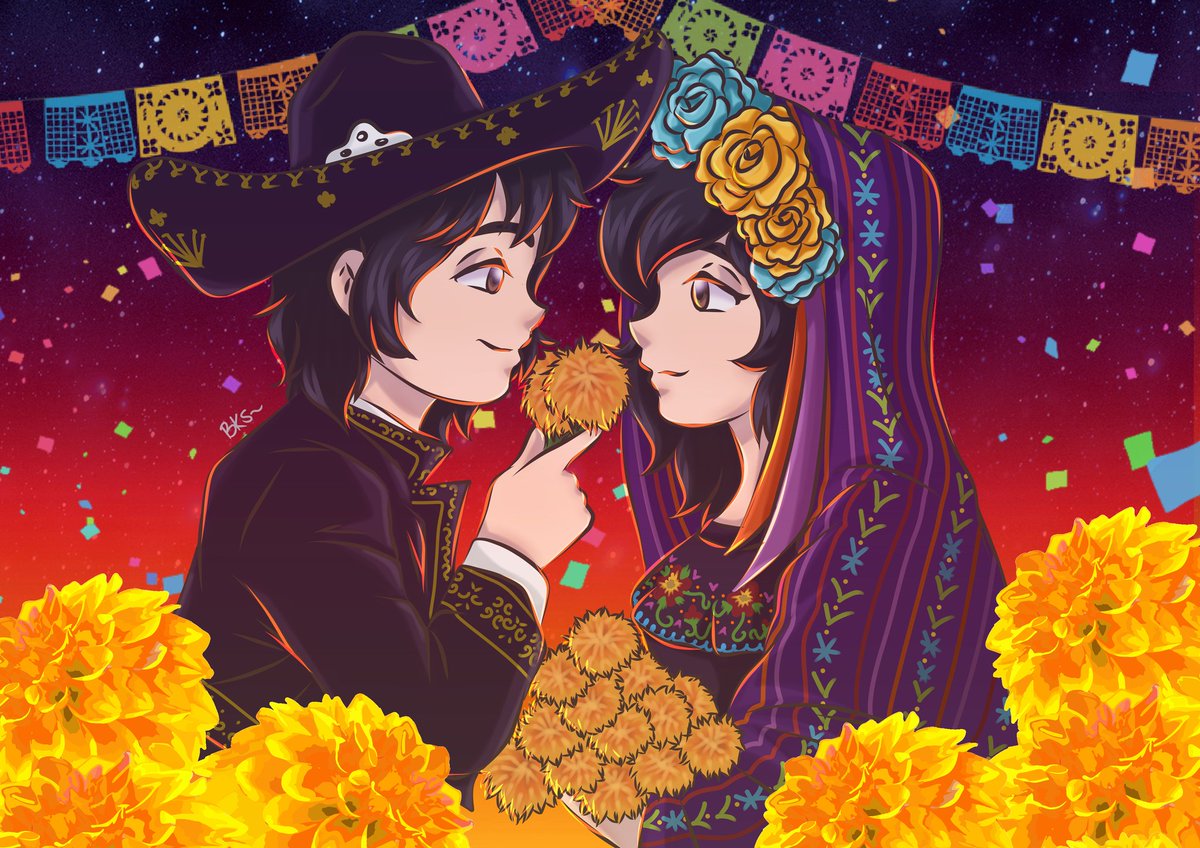 MargaretSantil4's tweet photo. Dibujitos que tenía pendientes en subir, pero nunca es tarde para hacerlo. 💖🥺 Haciendo mi shipinsert con #kquackity , por favor, no maten a esta samaritana. 😅
#quackityfanart #kquackity #fanart #oc #illustration #digitalart #anime #cubitosminecraft #shipinsert #diademuertos https://t.co/qkSfIXO8OR