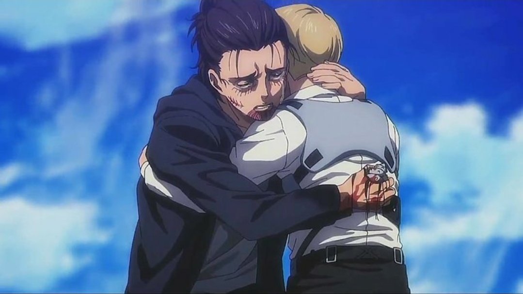 Eren abrazando a las que personas que más ama
#ShingekiNoKyojin #AttackOnTitan