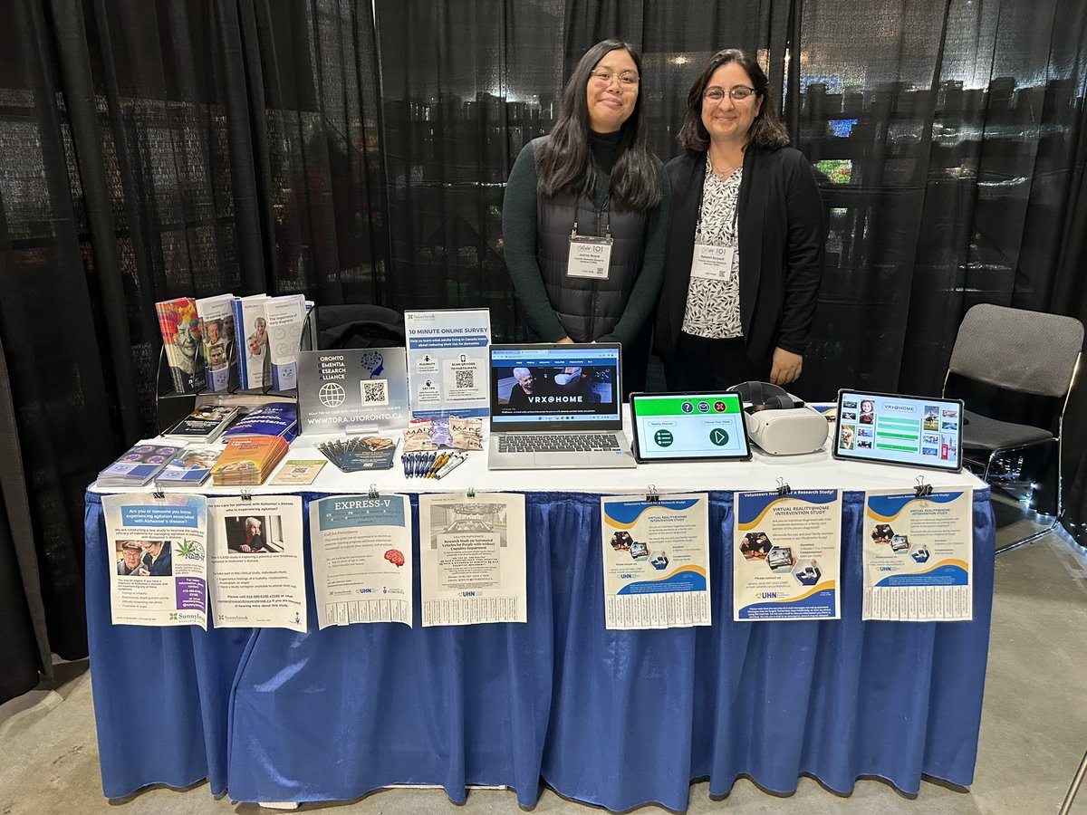 Day 2 of <a href="/TorontoDementia/">Toronto Dementia Research Alliance</a> at <a href="/THERAWF/">The Royal Agricultural Winter Fair</a> was a success! Great demonstrations from partners <a href="/KITE_UHN/">KITE Research Institute</a> and <a href="/AGEWELL_NCE/">AGE-WELL</a>. It was wonderful meeting you all in person and learning more about your research!