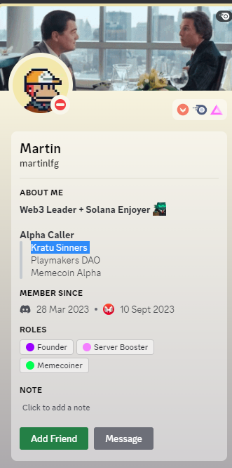 KratusMain's tweet photo. If you come across this dude, he is the founder of "bozogirls" project that rugged and now changed his name into this "martin" he isn't part of playmakers and isn't part of Sinners and surely not "Alpha Calling" in any of them. watch out for another scammer. spread it asap https://t.co/F8aMuj4CV3