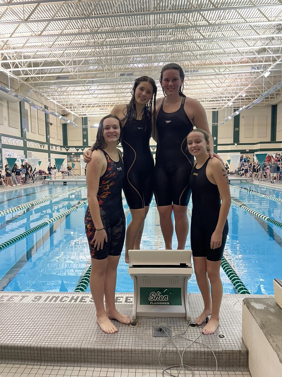 TAP_swim's tweet photo. D1 FINALS: TAP placed 4th in the 400 free relay. A. MacLeod, G. Dunbar, C. Delair, R. O’Brien swam a 3:46.87 https://t.co/n651Gan008