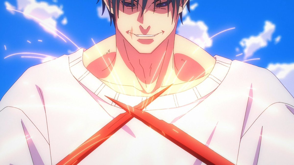 xAmandarie's tweet photo. MAPPA HAD NO BUSINESS MAKING TOJI THAT HOT, like WHAAAT #TojiFushiguro #JujustuKaisen https://t.co/xCVJELwzyo