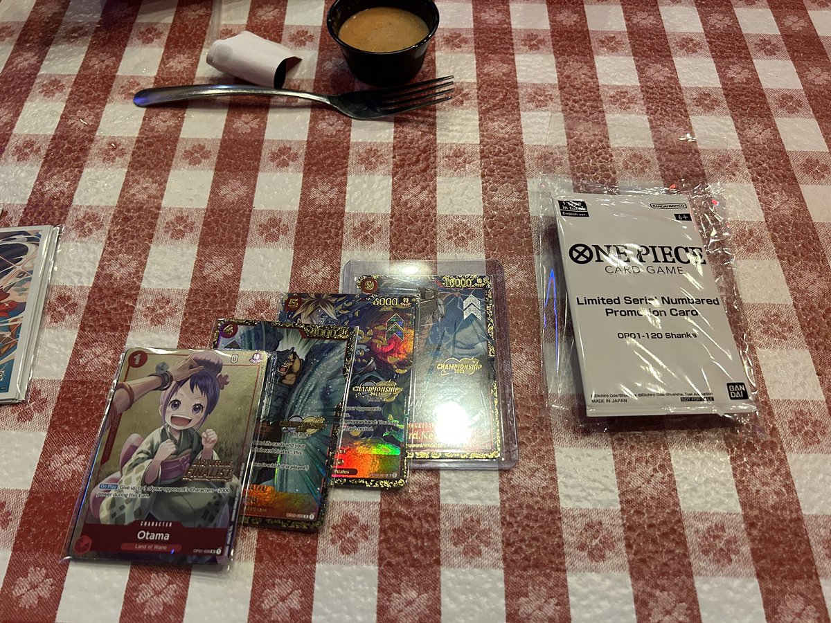 WillToWinGaming's tweet photo. Top Cut Texas Tournament 11/4/23
Played Newgate going 8-1 3rd Place!
R1 ✅film kid
R2✅Newgate
R3✅Queen 
R4✅croc 
R5✅croc
R6✅grape doffy
R7✅zoro @ClydeTCG 
R8🤡deck check
R9✅Nami

Join the discord ! Let’s get ready for 4.5 ! 
https://t.co/lEK2dwb6xa

https://t.co/QHhcLYB6z3 https://t.co/0kSZty8pkS