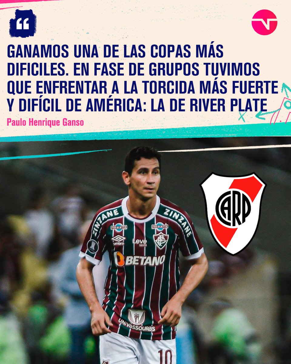 Los elogios de Ganso a los hinchas de River luego de obtener la primera Copa Libertadores para Fluminense 🏆