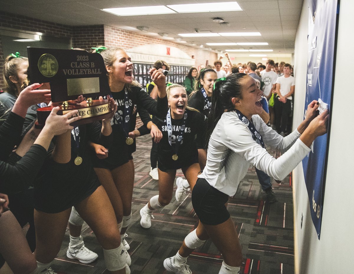 It has now been 3,276 days since Skutt has lost a game at the Nebraska State Volleyball Tournament.

<a href="/SkuttCatholicVB/">Skutt Catholic VB</a>

#nebpreps