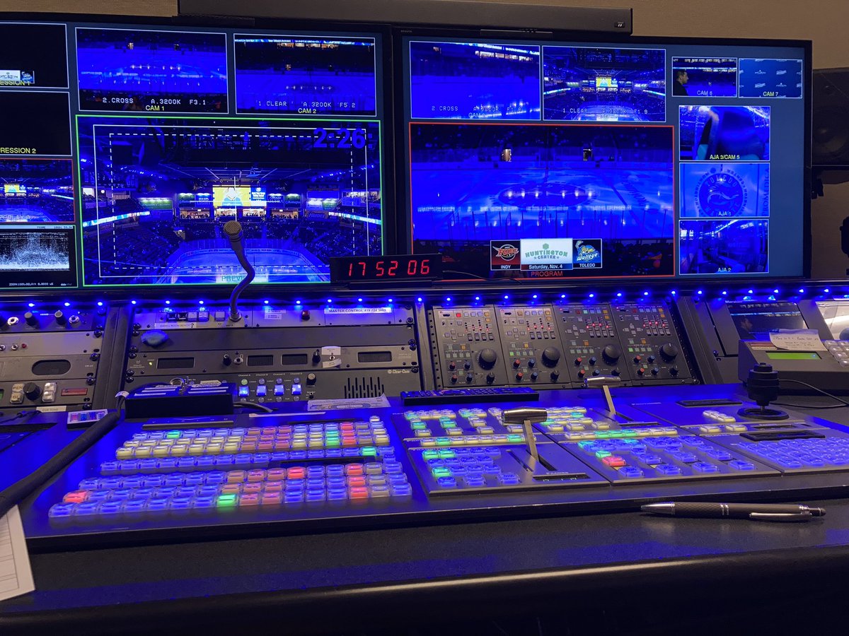 Back in the control room for another season of <a href="/ToledoWalleye/">Toledo Walleye</a> hockey! And the fish come away with the win!