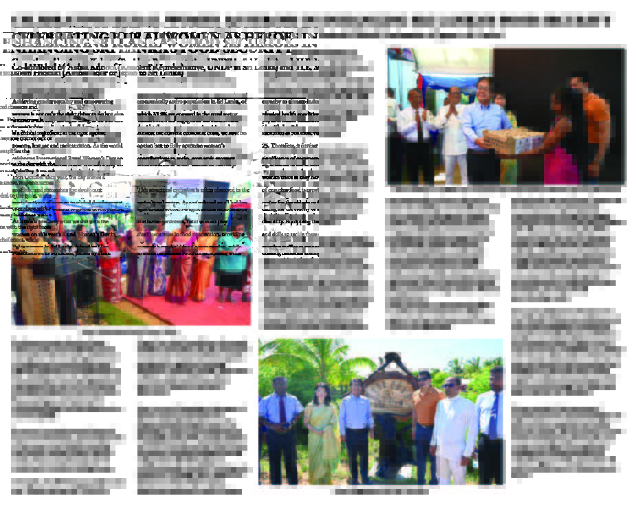 Celebrating #RuralWomen as heroes in enhancing #SriLanka’s food security 🇱🇰 🌱🐣

<a href="/AzusaKubota/">Azusa Kubota 久保田あずさ</a> Resident Rep <a href="/UNDP/">UN Development</a> #SriLanka &amp; Amb. Mizukoshi Hideaki <a href="/JapanEmb_SL/">Embassy of Japan in Sri Lanka（在スリランカ日本国大使館)</a> share their insights this week from the recent commemoration of #RuralWomensDay2023

READ: bit.ly/463asMd