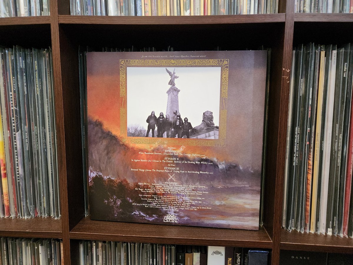 peartnoy's tweet image. #nowspinning "Stygian" the debut album from Atramentus. An incredible album and one of the best recent pieces of funeral doom. A favorite of mine and I hope to see more from this project. #atramentus #stygian #vinyl