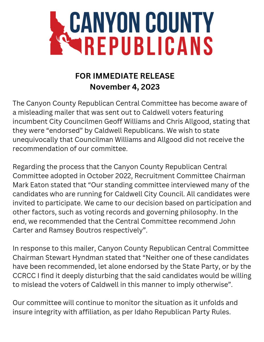 Canyon County GOP (@canyoncrcc) on Twitter photo 