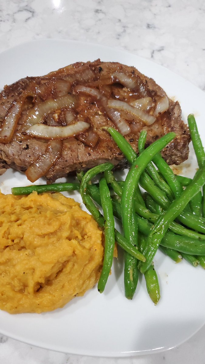 Boneless ribeye type of night!! #medium