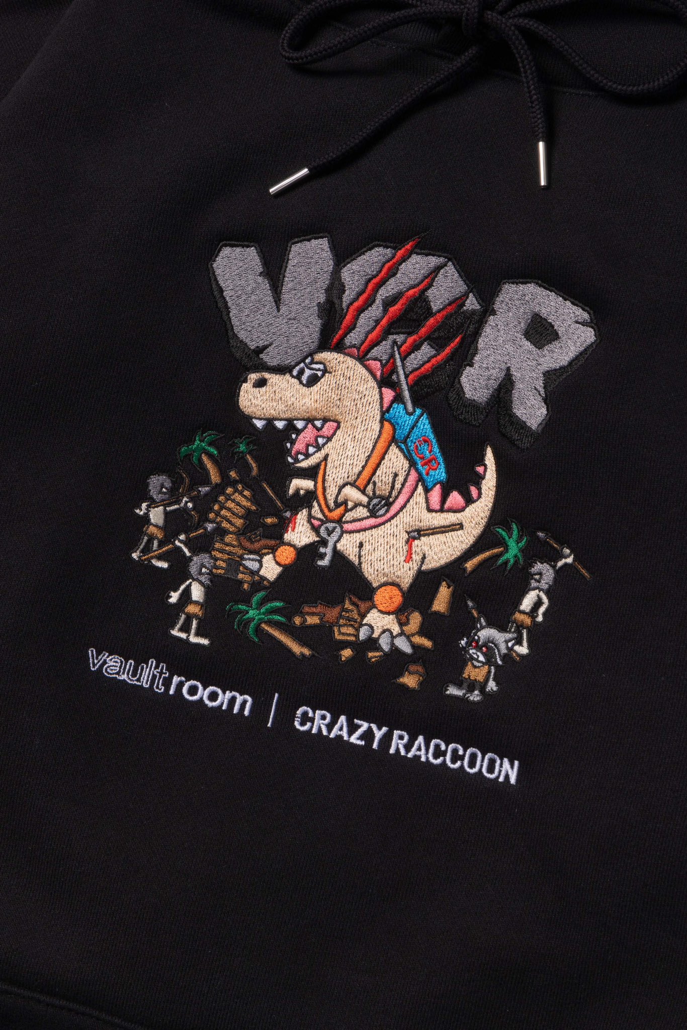 vaultroom VAULT RACCOON Hoodie / BLACK-