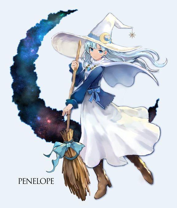「long hair witch hat」 illustration images(Latest)｜21pages