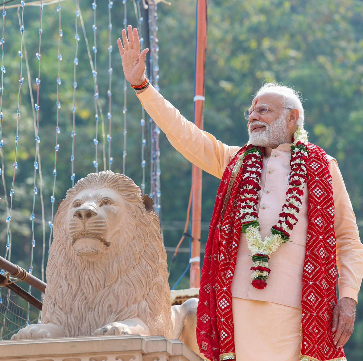 माँ बमलेश्वरी के दरबार में प्रधानसेवक🙏🏼